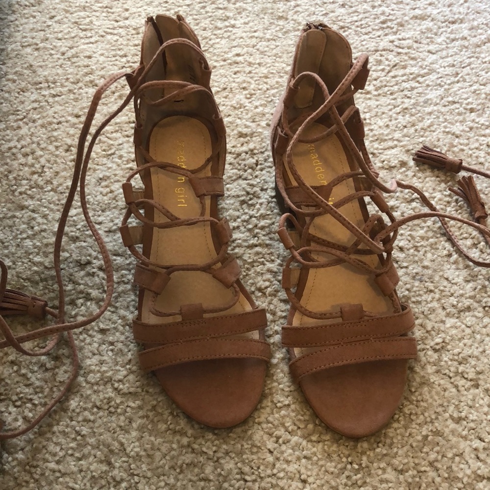 Beige Madden Girl Heels